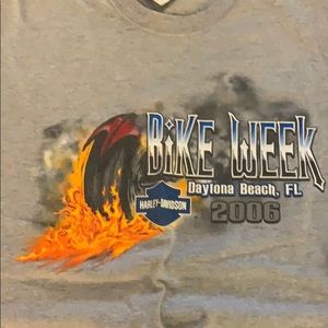 VINTAGE BIKE WEEK 2006 Harley Davidson T-Shirt